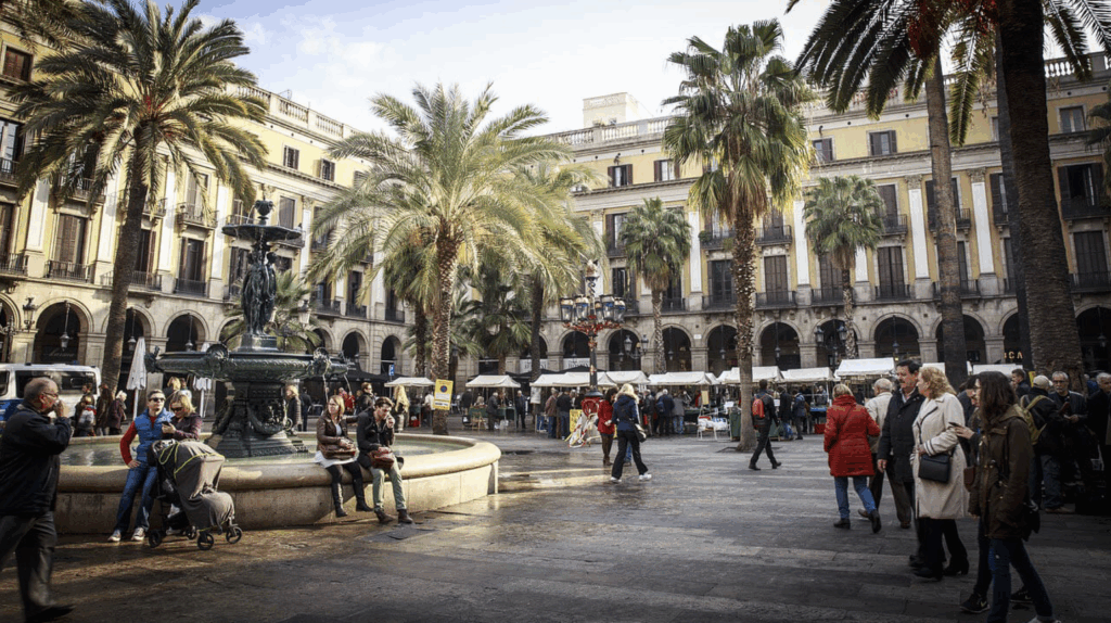 Plaça Reial Barcelone
